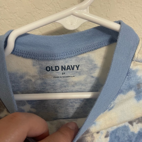 Long sleeve tie die toddler tee shirt - Picture 2 of 2